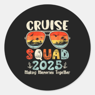 Adesivo Família Cruise Squad 2025 Summer Vacation Matching
