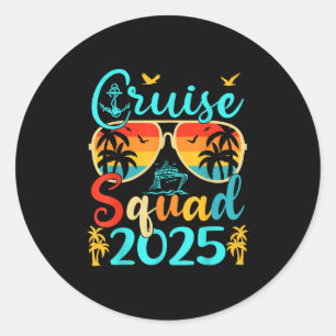 Adesivo Família Cruise Squad 2025 Summer Vacation Matching