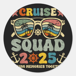 Adesivo Família Cruise Squad 2025 Summer Vacation Matching