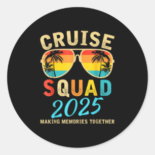 Adesivo Família Cruise Squad 2025 Summer Vacation Matching