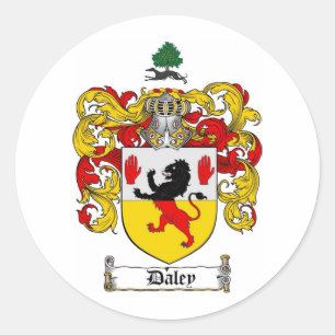 ADESIVO FAMÍLIA DALEY CREST - CASACO DE ARMAS DE DALEY