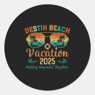 Adesivo Família de Amigos 2025 da Destin Beach Flórida