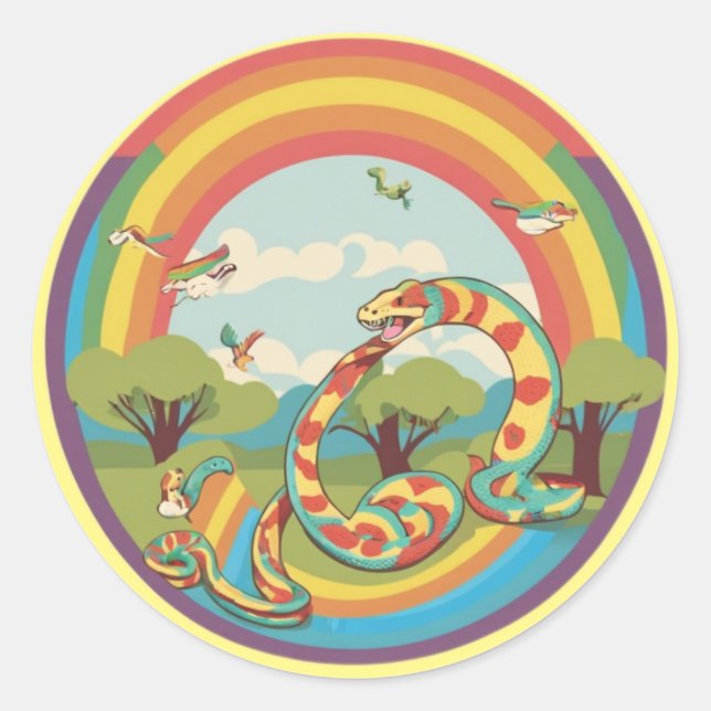 Adesivo Família de Cobra bonitos (Frente)