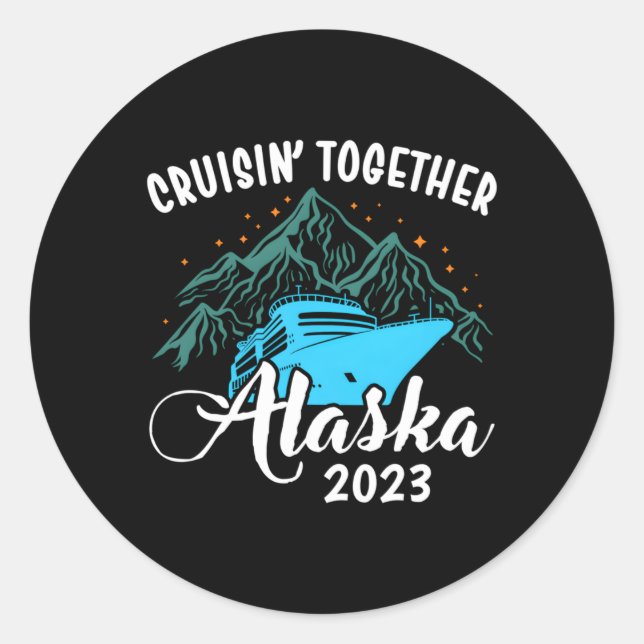 Adesivo Família de Cruzeiros do Alaska 2023 (Frente)