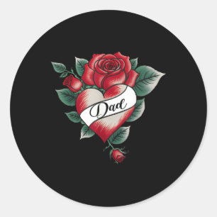 Adesivo Família de Dias de os namorados de tatuagem cardía