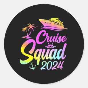 Adesivo Família de Férias da Família Cruise Squad 2024