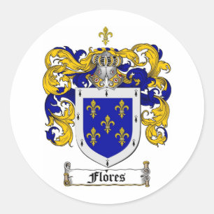 ADESIVO FAMÍLIA DE FLORES - CASACO DE ARMAS DE FLORES