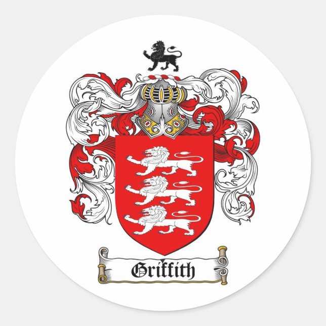 ADESIVO FAMÍLIA DE GRIFFITH CREST - CASACO DE ARMAS DE GRI (Frente)