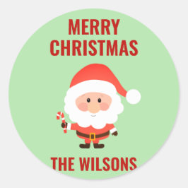 Adesivo Família de Papais noeis de Cartoon de Grafite de N