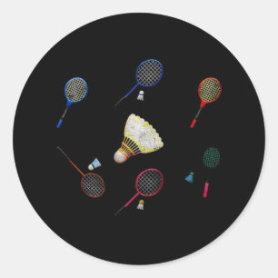 Adesivo Família desportiva Correspondente Badminton Shuttl