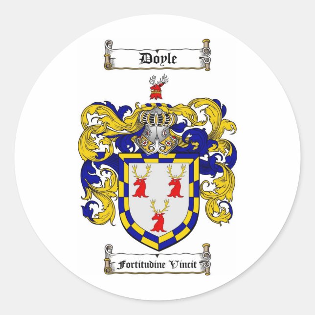 ADESIVO FAMÍLIA DOYLE CREST - CASACO DOYLE DE ARMAS (Frente)