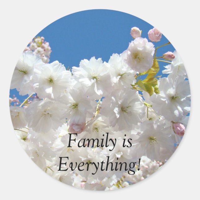 Adesivo Família é tudo! (Frente)