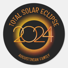 Adesivo Família ECLIPSE SOLAR TOTAL 2024 Personalizada