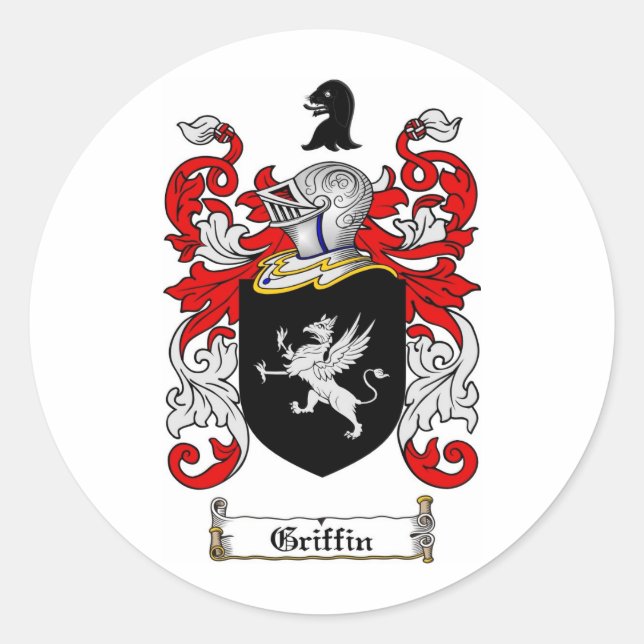 ADESIVO FAMÍLIA GRIFFIN CREST - CASACO GRIFFIN DE ARMAS (Frente)