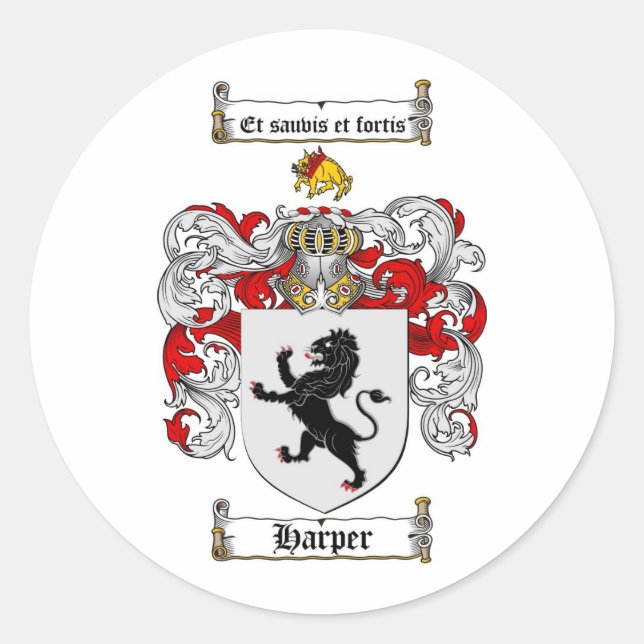 ADESIVO FAMÍLIA HARPER CREST - CASACO MAIS FORTE DE ARMAS (Frente)