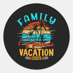 Adesivo Família Hawaii Férias 2025 - Família Memórias do F