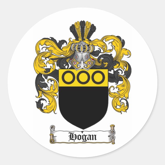 ADESIVO FAMÍLIA HOGAN CREST - HOGAN CASACO ARMS (Frente)