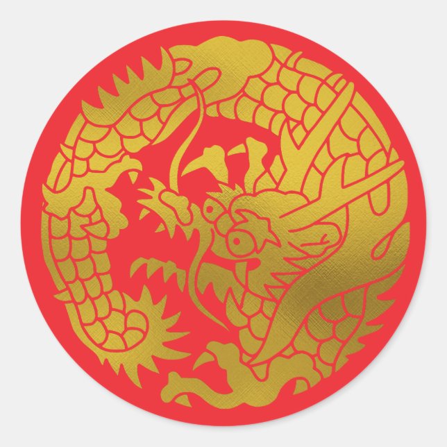 Adesivo Família Japonesa Crest-Dragon (Frente)