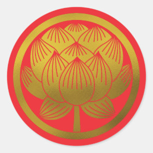 Adesivo Família Japonesa Crest-Lotus