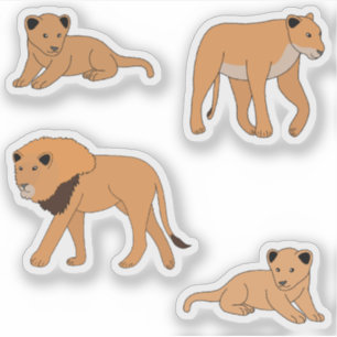 Adesivo Família Lion
