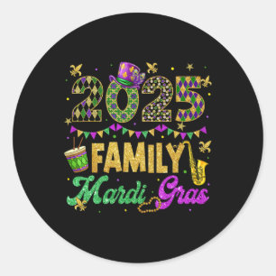 Adesivo Família Mardi Gras 2025 Fat Terça-feira Match Fami