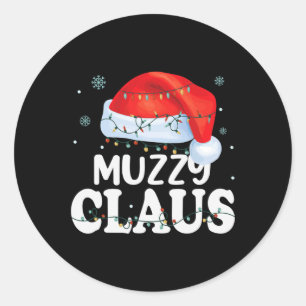 Adesivo Família Muzzy Claus Xmas que Corresponde Engraçado
