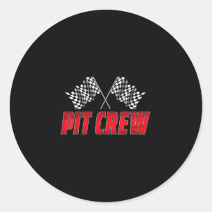 Adesivo Família Pit Crew Aniversário Correspondente à Corr