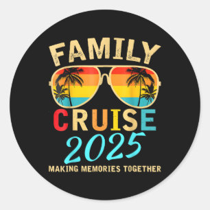 Adesivo Familiar Cruise 2025 Férias de Verão em Matança de