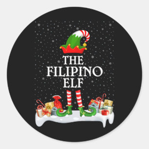 Adesivo Familiar Matching Group Christmas The Filipino Elf