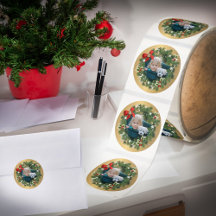 Family Child Pet Photo Merry Christmas Wreath