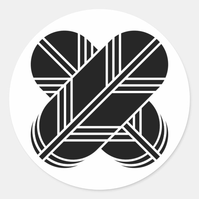 Adesivo [Family Crests] Crossed hawk feathers (Frente)