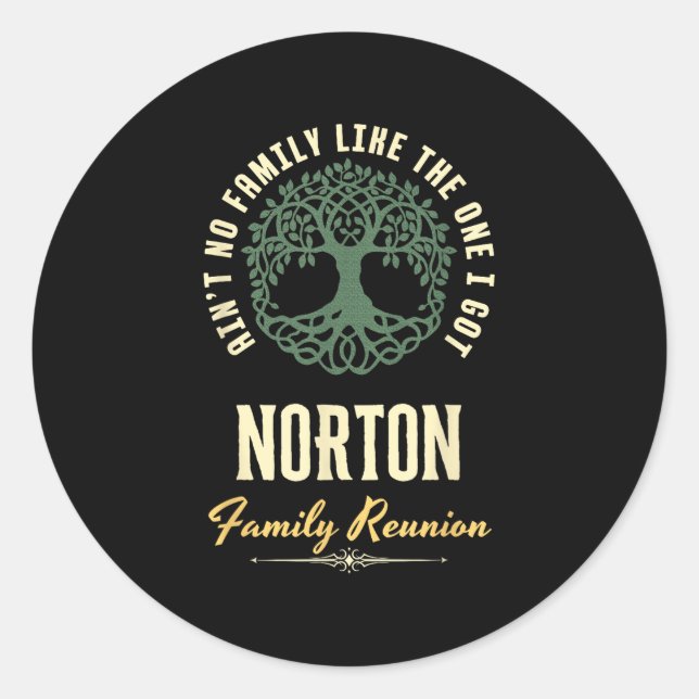 Adesivo Family Reunion 2025 Matching Design - Norton  (Frente)
