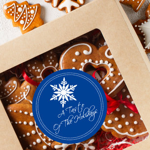 Adesivo Fancy Blue White Um Sabor Das Festas De Natal