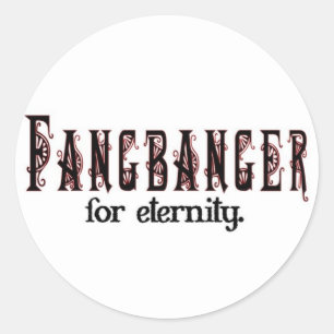 Adesivo fangbanger para a eternidade