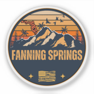 Adesivo Fanning Springs, Flórida