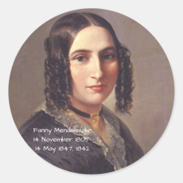 Adesivo Fanny Mendelssohn, 1842