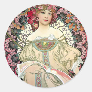 Adesivo Fantasia 1897 de Alfons Mucha