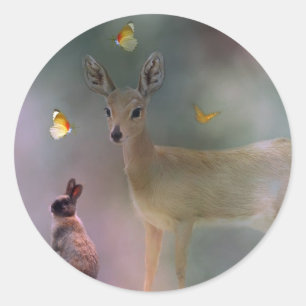 Adesivo Fantasia da floresta dos animais do bebê