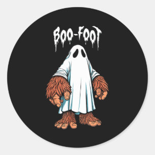 Adesivo Fantasia de fantasma do pé-grande halloween sasqua