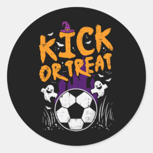 Adesivo Fantasia de Futebol de Halloween para Chutar ou Tr