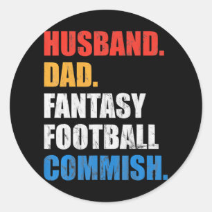 Adesivo Fantasia de Futebol do Pai Marido Fantasy