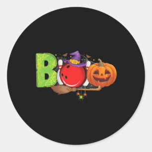 Adesivo Fantasia de Halloween de Boliche Boo para Amantes 