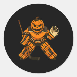Adesivo Fantasia de Halloween de Goleiro de Hóquei no Gelo
