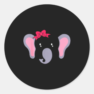 Adesivo Fantasia de Halloween engraçada com arco de elefan