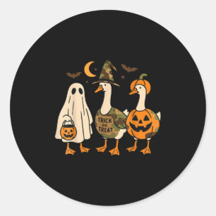 Adesivo Fantasia de Halloween Funny Duck Duck Boo Pato