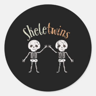 Adesivo Fantasia de Halloween para Crianças Gêmeos Menina