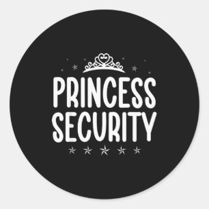 Adesivo Fantasia de Halloween Princesa Segurança Pai Homen