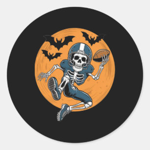 Adesivo Fantasia desportiva de Halloween Skeleton de futeb