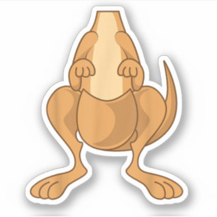 Adesivo Fantasia Divertida de Canguru Fácil Fantasia de Ha