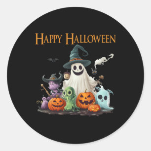 Adesivo Fantasia Feliz Hallowee do Fantasma Fantasma Feliz